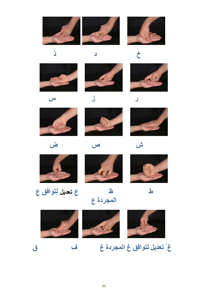 صفحة من أبجدية الكف